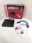 Liteon External Slim Dvd/cd 8X Writer Model ENAU108. Fixed Price $12.98.