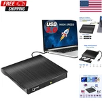 Slim External Cd Dvd Drive Usb 3.0 Disc Player Burner Writer For Laptop Pc Mac. Fixed Price $18.85.