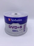 Verbatim Dvd+r Discs, 4.7GB, 16X, 50/PACK. Life Series Sealed. Fixed Price $12.99.