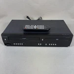 Funai DV220FX4 Dvd Player Vcr Combo Vhs Recorder W/ Remote Works Faulty. Fixed Price $39.99.