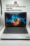 Dell Studio Laptop 14" Intel I3 M350 2.27GHZ 8GB 1TB Windows Pro 64. Fixed Price $199.00.