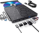External Cd/dvd Drive For Laptop, Player 8 In 1 Usb 3.0 Ultra-sl. Fixed Price $31.80.