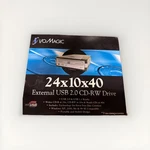 New I/o Magic External Usb Cd-rw Drive 24X10X40 DR-CDRW241040EU Sealed. Fixed Price $45.00.