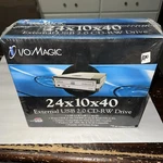 I/o Magic 24X10X40 External Usb 2.0 Cd-rw Drive Hi Speed Sealed New. Fixed Price $42.00.