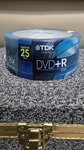 Tdk DVD+R47FCB25 1-16X 4.7GB Recordable Dvds Blank Media Pack Sealed. Fixed Price $9.89.
