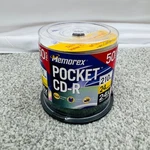 Memorex Pocket Cd-r 50 Pack Of Discs Min 24X Multi Speed Brand New Open Box. Fixed Price $19.78.