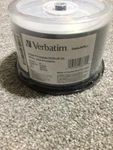 Verbatim Dvd+r Dl 8.5GB 8X Datalife Plus White Inkjet Printable 50PK 98319. Fixed Price $28.50.