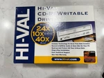 Hi-val Cd-rewriteable Drive Internal 24X 10X 40X Cd-rw. Fixed Price $24.99.