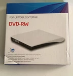 Pop-up Mobile External Dvd-rw Drive 3.0 -usb White. Fixed Price $19.99.
