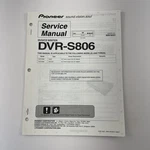 Pioneer Service Manual Dvd/cd Writer DVR-S806 Order No. RRV3043. Fixed Price $28.25.