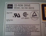 Toshiba Cd-rom Drive XM-3601B 100 JA50313 May 1995 CJ6COD94-013. Fixed Price $133.01.