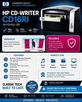 Hp CD16RI Ide Internal Writer 16X10X40X 5.25" Beige Cd-rw 2MB Cache. Fixed Price $55.00.
