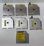 Of 7 Asssorted Apple Dvd Rw Slot Burner Drives, Sata Ide, UJ8A8 UJ898 868A. Fixed Price $50.00.