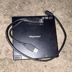 Pioneer DVR-XD09 Slim External Usb-powered Burner Writer 8X Black Dvd-r/rw. Fixed Price $80.00.