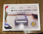 Vintage Hewlett Packard External Writer DVD200E. Fixed Price $25.00.