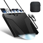 8-IN-1 External Cd/dvd Drive, Slot-loading, Usb, Burner, Carrying Case, Laptop. Fixed Price $33.21.