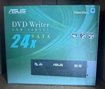 Asus DRW-24B3ST Sata 24X Internal Dvd Writer, Encryption, Low Noise, Black New**. Fixed Price $30.00.