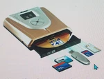 Ezdigimagic DM220-U08 Portable Dvd Burner Usb 2.0 Backup Device Multi Card. Fixed Price $699.99.