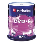 Verbatim 95098 4.7 Gb Dvd+r Recordable Disc - Silver (100/PK) New. Fixed Price $37.66.