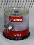 Imation Mini Disc Spindle 50 Cds Vtg Blank Media Cd-rw 202MB 23 51122 16690. Fixed Price $24.95.