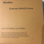 Rioddas External Dvd/cd Drive Model BT638 USB3.0 Pop-up Mobile. Fixed Price $9.99.