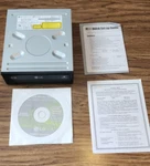 Lg Super Multi Dvd 20X Rewriter GSA-H55N Black Nos Vintage Bulk Pak 5-1/4" W/sw. Fixed Price $49.99.