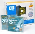 Hp DVD740I Writable Cd-rw 16X Double Layer Lightscribe Drive With Discs. Fixed Price $43.99.