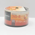 Sony Dvd-r 4.7GB 120 Min 16X Blank Media Disc 50 Pack. Fixed Price $17.95.