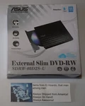 Asus SDRW-08D2S-U Usb 2.0 8X Dvd/ Burner +/- Rewriter External Drive Black. Fixed Price $24.95.