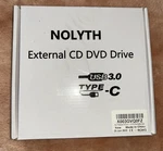 Nolyth Portable Slim External Cd/dvd Writing Drive Usb 3.0 Type C-new. Fixed Price $14.95.
