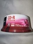 Sony Blank Music Cd-r Cdr Branded 80MIN Digital Audio 30 Pack Media Disc. Fixed Price $45.00.