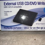 New Verbatim Usb External Portable Cd/dvd Writer 2.0/3.X Compatible Black. Fixed Price $23.48.