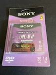 New Sony Handycam Dvd-rw Mini Discs (2 Pack) 30 Each Re-recordable. Fixed Price $23.99.