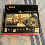 Lg 18X External Super Multi Dvd/cd Rewriter Lightscribe Nib New Open Box. Fixed Price $20.00.