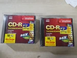 Imation Cd-r 700MB/80 Min 10 Slim Case Discs Lot Of 20 Total Brand New Sealed. Fixed Price $12.51.