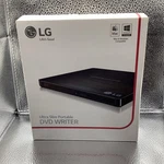 Lg GP60NB50 Ultra Slim Usb-powered External Dvd Writer 8X Black Mac/win. Fixed Price $14.99.