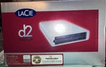 Lacie D2 Dvd Rw Double Layer Drive Firewire & Usb 2.0 Lightscribe Disk Labeling. Fixed Price $45.00.