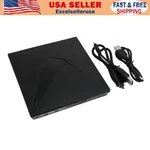 Ultra-thin Dvd Rw Cd External Optical Drive Portable Type-c Usb Laptop Pc Blk. Fixed Price $25.88.