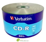 50 Verbatim Blank 52X Cd-r Cdr Branded Logo 700MB Media Disc. Fixed Price $14.90.