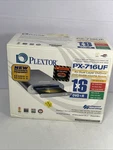 Plextor PX-716UF External Dvd/cd Rewritable Drive Burner W/ Power Cord In Box. Fixed Price $85.00.