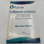 2000 Plextor Plexwriter 12/10/32A PX-W1210TA (internal) Operations Manual. Fixed Price $6.99.