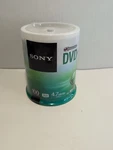 New Sealed 100 Sony Blank 16X Dvd+r PLUS-4.7GB. Fixed Price $25.19.
