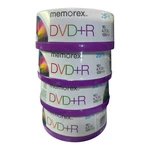 (4) Memorex Dvd+r Writable Discs 25-PK Each 4.7GB 120 Min 16X. Fixed Price $30.00.
