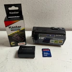 Sony Handycam HDR-CX150 Black 3.1MP 2.7" Lcd 25X Optical Zoom 1080P Camcorder. Fixed Price $129.99.