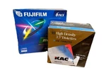 Vintage Blank Media Lot Fujifilm Cd-r 80 Min 6 Pack + 3.5 Floppy Disks Sealed. Fixed Price $9.99.