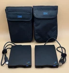 Ibm Usb Portable Diskette Lot 2 Thinkpad Floppy Drives W Cases. Fixed Price $74.99.