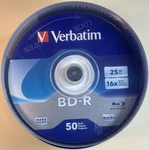 Verbatim 98397 16X 25GB Bd-r Discs With Branded Surface 50 Pieces Spindle. Fixed Price $40.00.