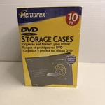 Memorex Dvd Storage Cases 10 Pack Black Replacement W/ Software New. Fixed Price $17.99.