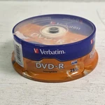 Verbatim Dvd-r Discs, 4.7GB, 16X, Spindle, Matte Silver, 25/PACK (VER95058). Fixed Price $18.77.