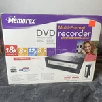 Memorex Multi-format Recorder Nero 7 MRX-525GE Usb 2.0 8.5 Gb 18X Dvd+r Nib. Fixed Price $49.99.